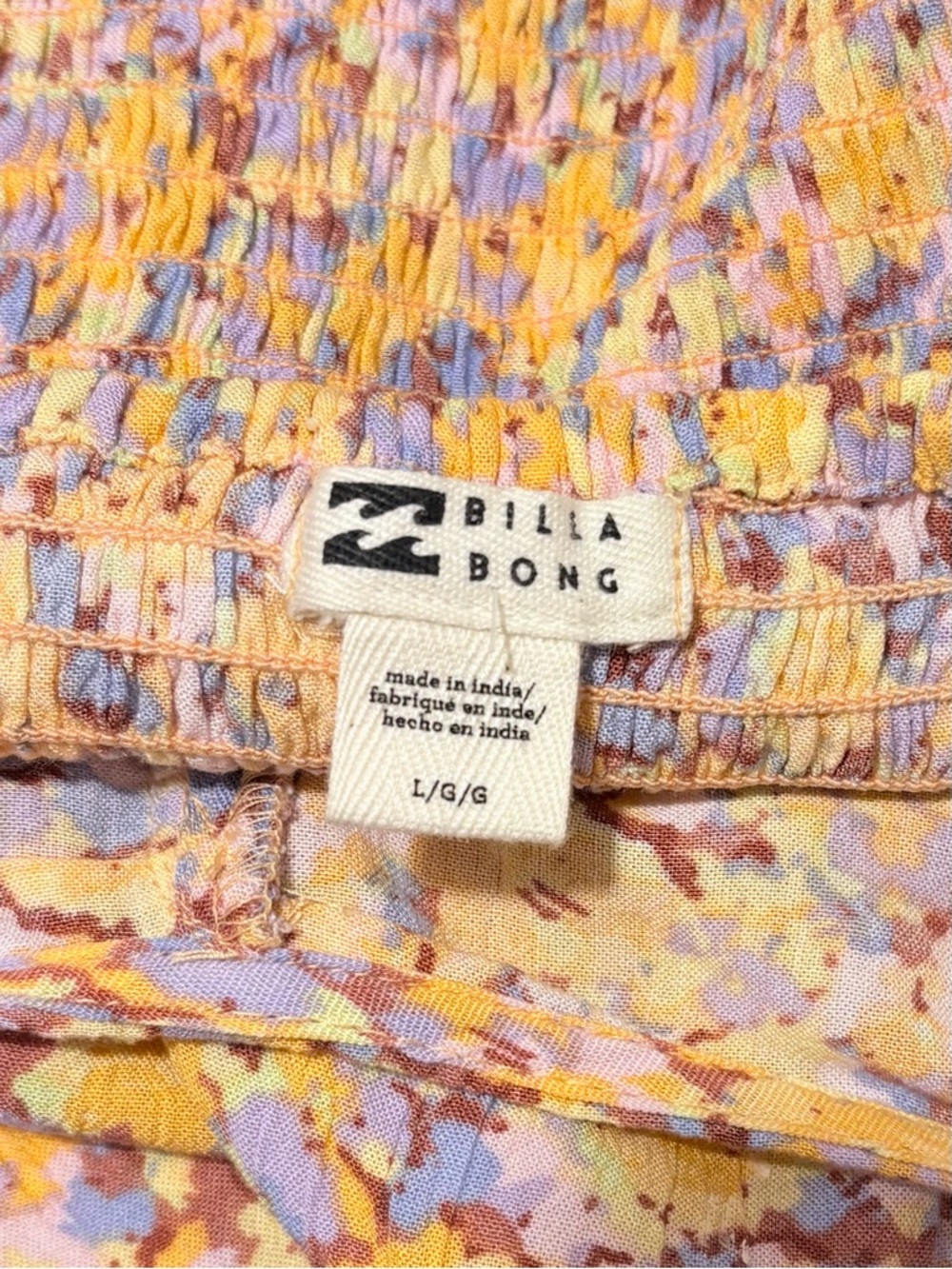 Billabong Women's Swept Away Printed Midi Dress. L - Picture 9 of 9